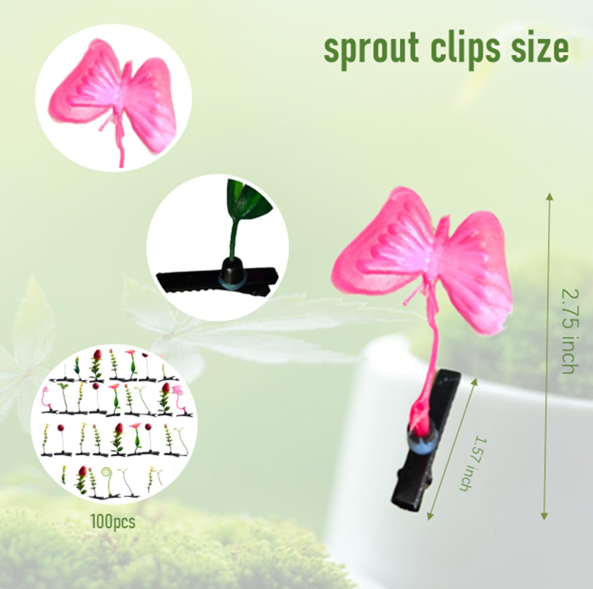 Yszhijia clip beside ruler showing compact size and portability