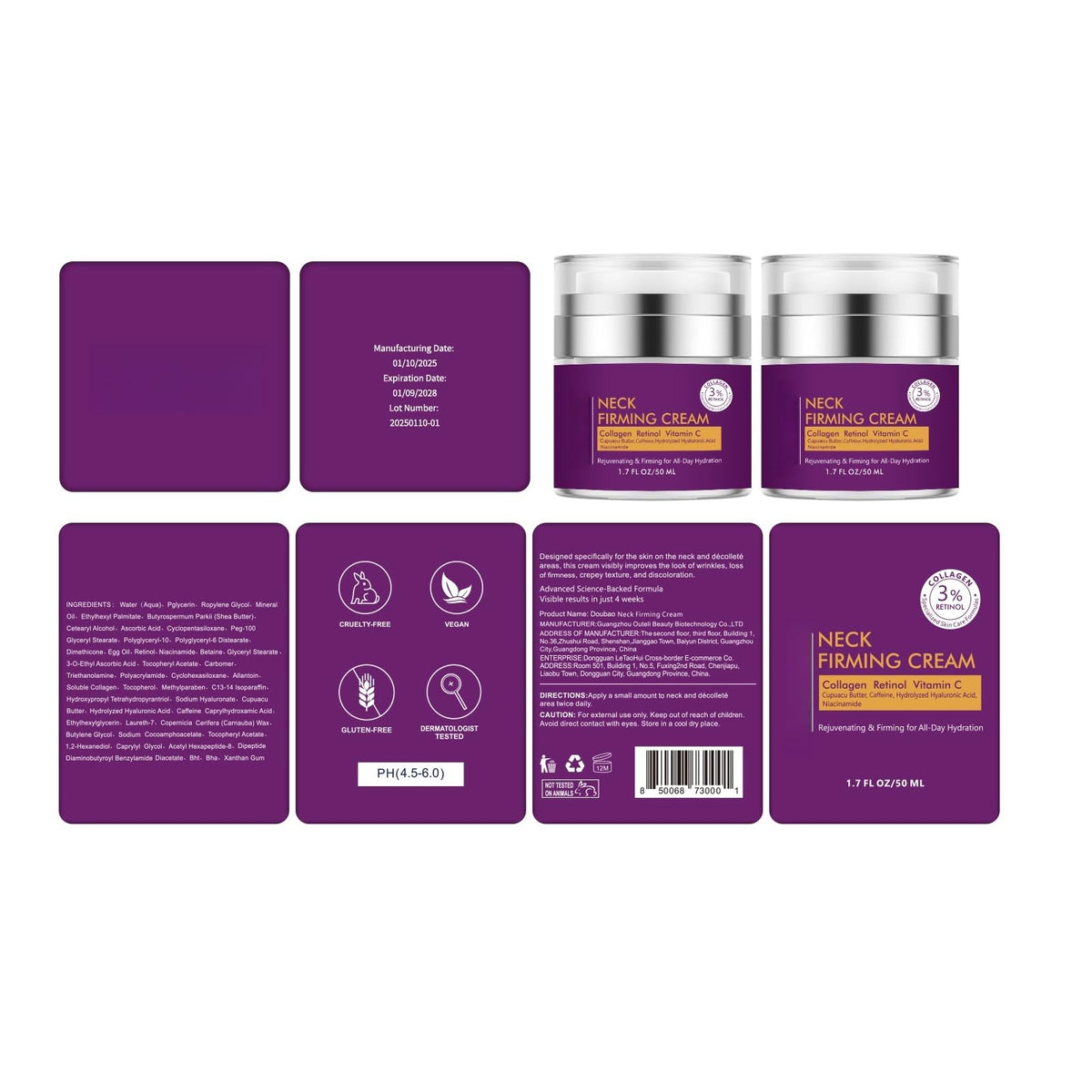YTDB lifestyle model showing décolleté to convey lifted, smoother-looking skin after use