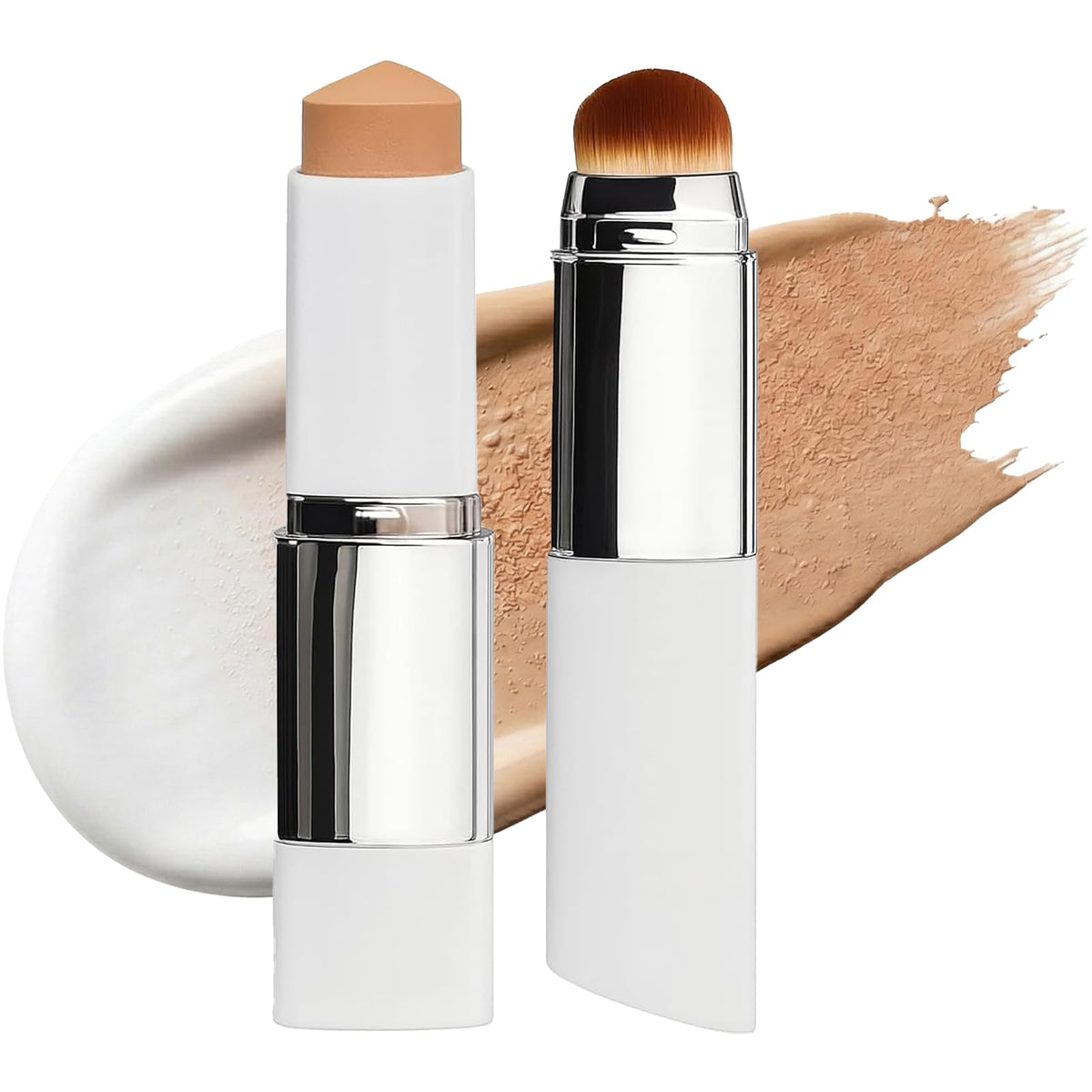 YTDJ foundation stick front packaging showing shade 202 natural and portability