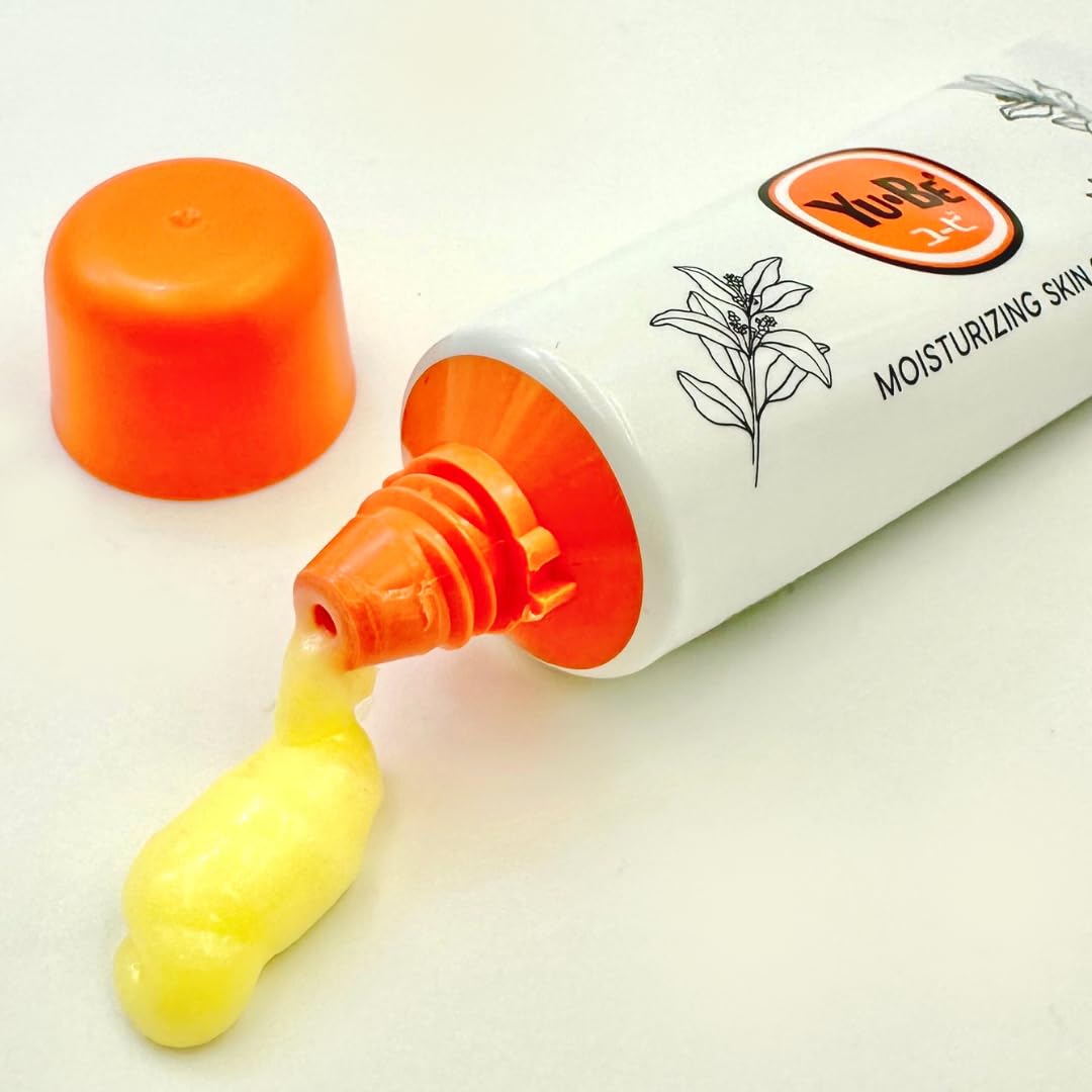 Yu-Be back packaging label showing usage instructions and product details
