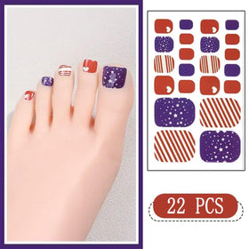 YUEJIMEIGUI glitter texture macro showing sparkly finish for eye-catching toe appeal