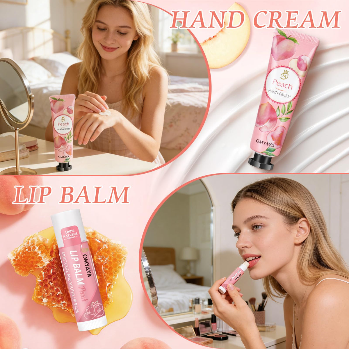 YUEONEWIN hand cream tube detail showing label and cap — smooth application benefit
