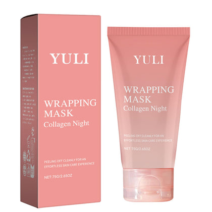YULI front packaging showing jar and brush for easy storage and use