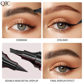 Yulinlon open pen displaying both brow and eyeliner ends for versatility