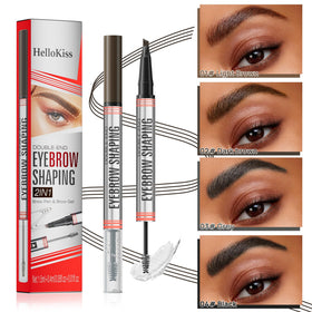 Yulinlon dark brown swatch strokes illustrating natural color and buildable coverage