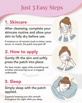 yumegocochiLABO applied on forehead showing secure hold and smoothing benefit