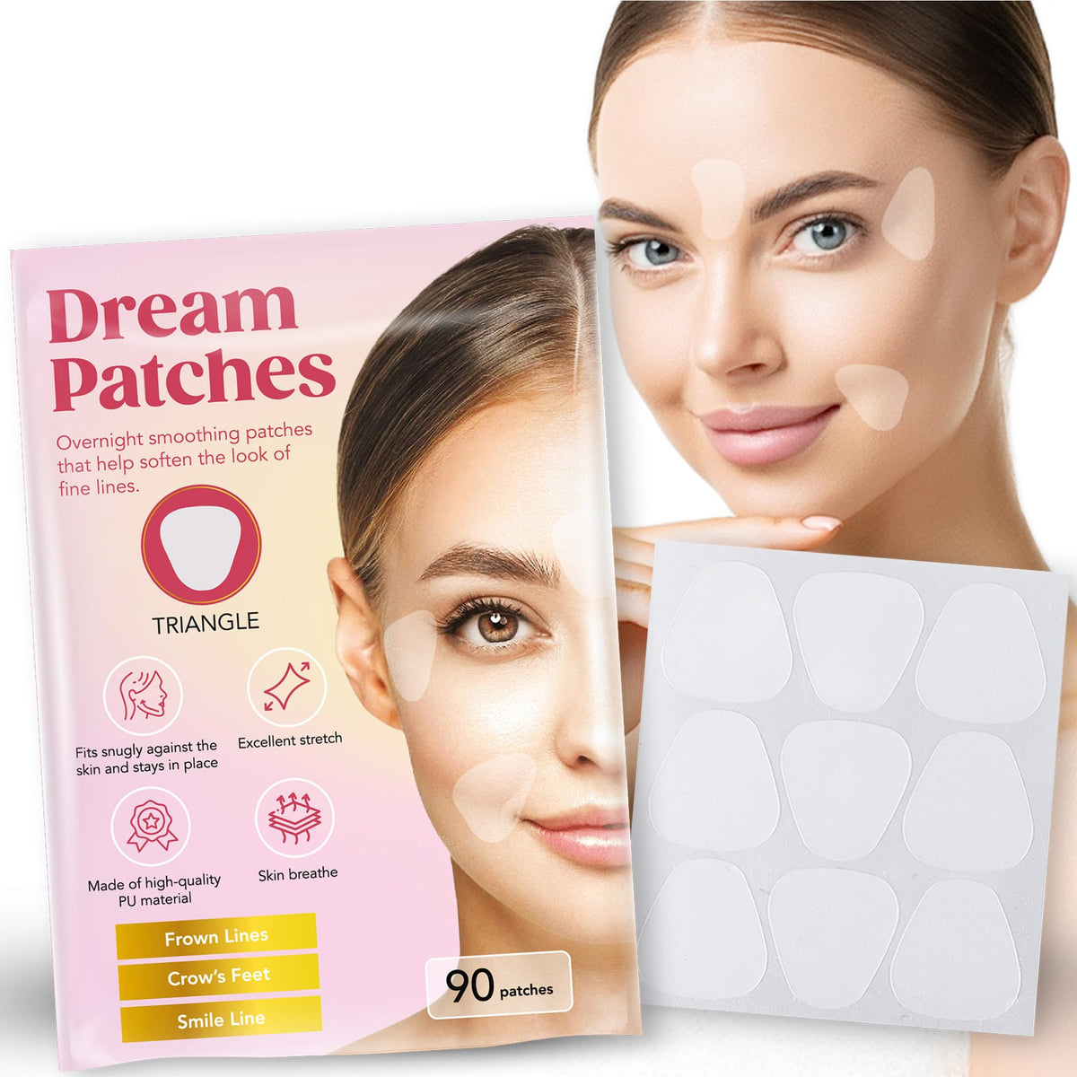 yumegocochiLABO front packaging showing 90-count pack and benefit of multi-zone use