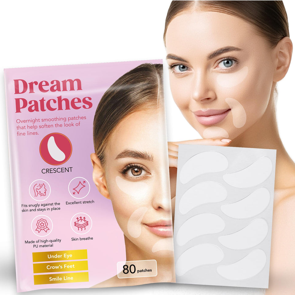 yumegocochiLABO front packaging showing 80 count crescent patch pack and benefits