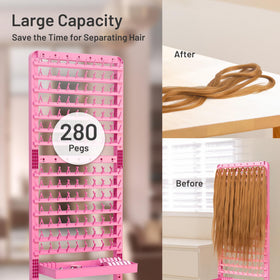 Yumkfoi tool tray with accessories for faster braiding
