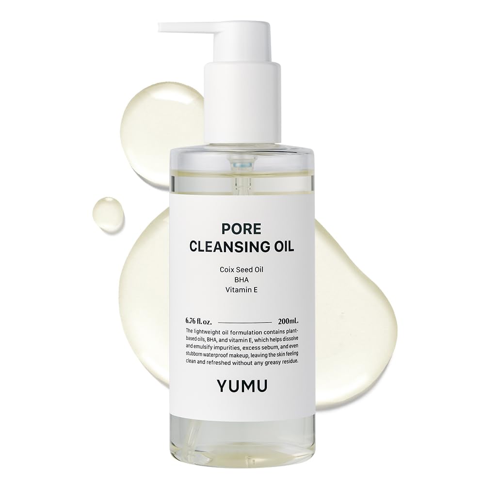 YUMU front packaging showing cleanser bottle and benefits