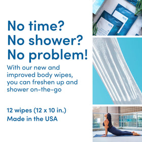 YUNI Beauty wipe used after workout providing quick refresh benefit