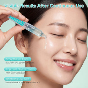 YUOJUNES open ampoule closeup highlighting sterile single-use freshness