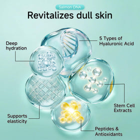 YUOJUNES serum texture drop demonstrating lightweight hydrating formula