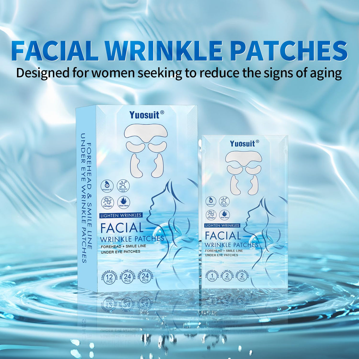 Yuosuit close-up of forehead patch texture for precise adhesion