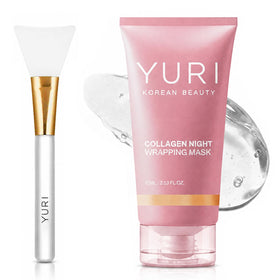 YURI BEAUTY jar front view showing product and benefit of clear labeling