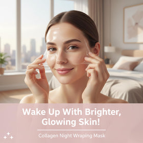 YURI BEAUTY nighttime bathroom scene showing relaxing self-care routine benefit