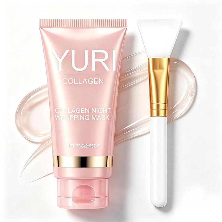 yuri collagen front packaging showing jar and label for clear identification and trust
