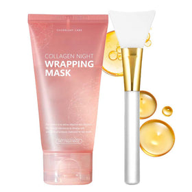 YURI Collagen Mask front jar view showing product and clear labeling for easy selection