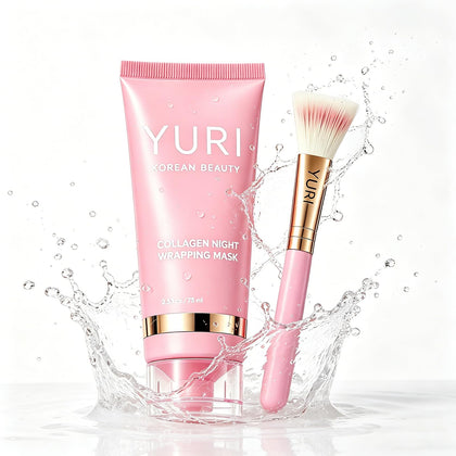 Yuri Korean Beauty front jar view showing packaging and product benefit of hydration