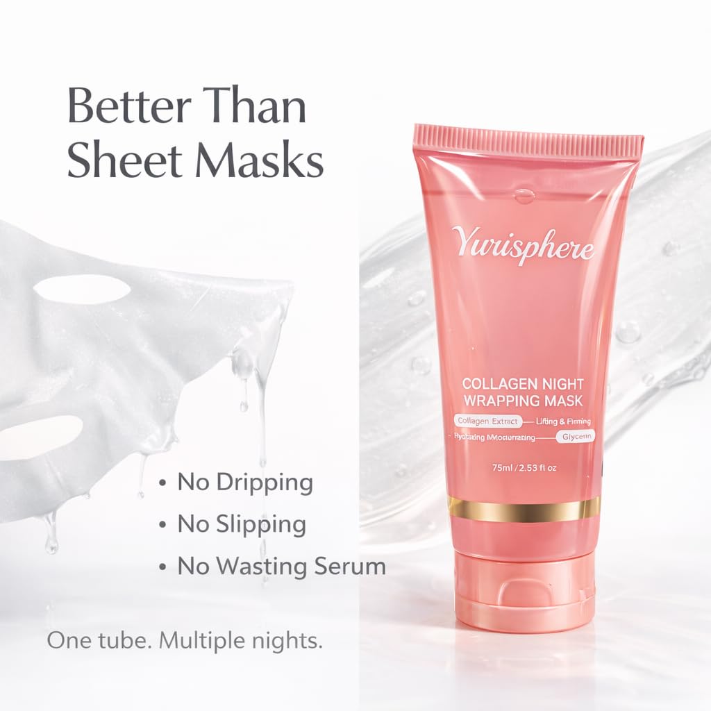 Yurisphere being applied as part of a nighttime routine to lock in moisture