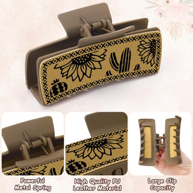 Yussti cowhide print close detail illustrating authentic western look and contrast