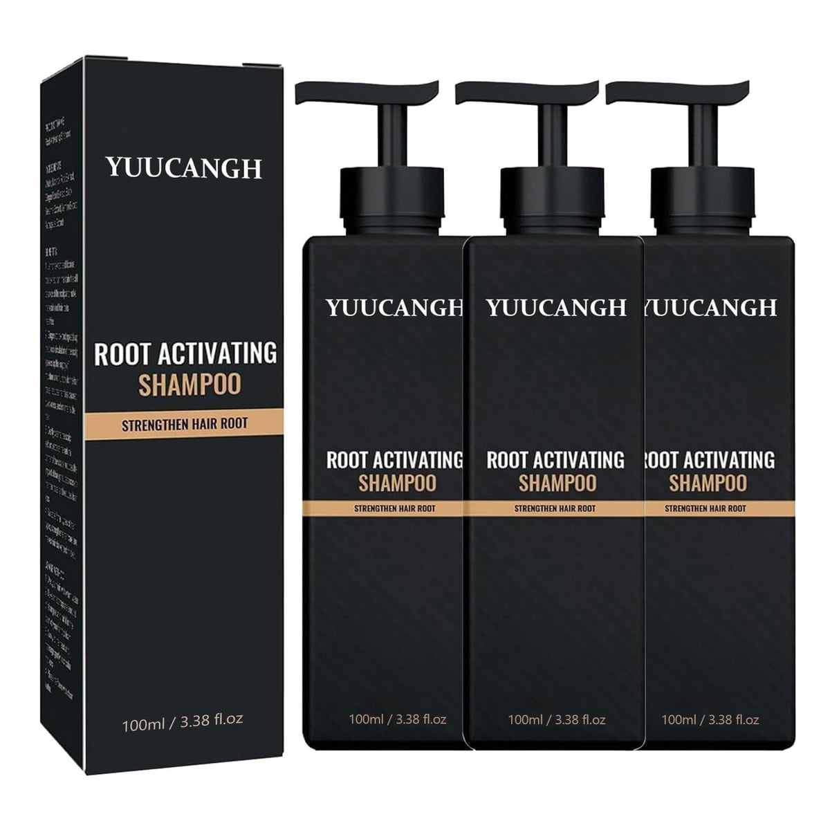YUUCANGH front bottle view showing clean design and clear benefits