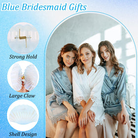 yuxiaoyu clip securing half-up hairstyle for stable hold and beachy look