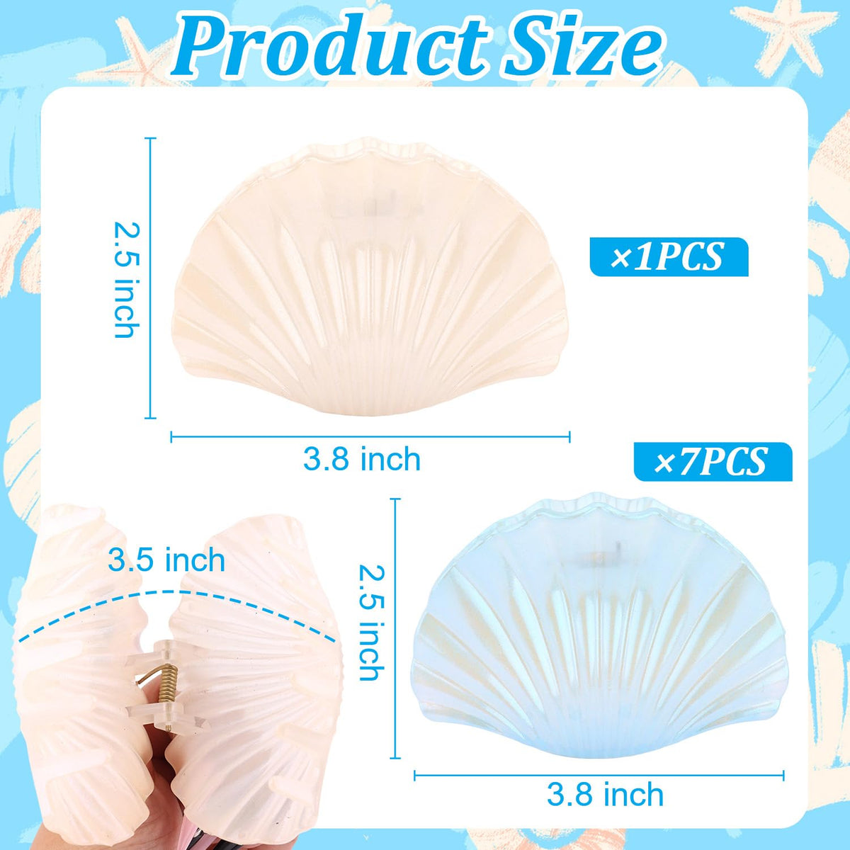 yuxiaoyu close-up seashell texture highlighting durable molded plastic finish