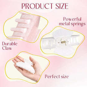 Yuxung clip securing a half-up hairstyle demonstrating reliable non-slip hold