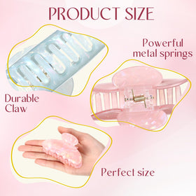 Yuxung clip holding thick hair securely to show non-slip strong hold benefit