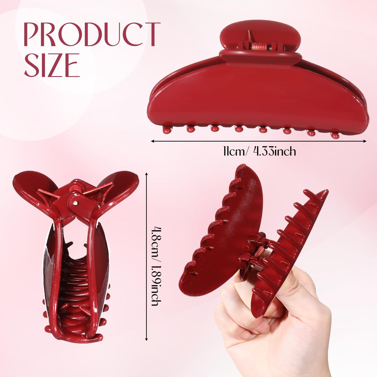 Yuxung acrylic teeth close-up demonstrating strong grip and gentle hold benefit