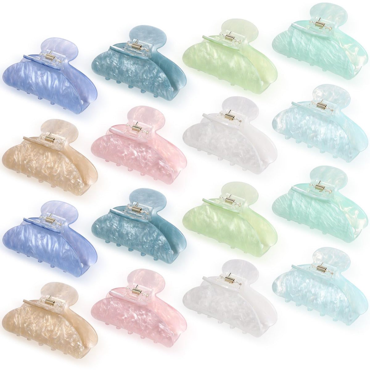 Yuxung front view of multicolor clip pack showing variety and convenience