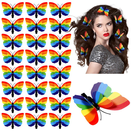 Yuxung front packaging showing 24 colorful clips and easy styling benefit