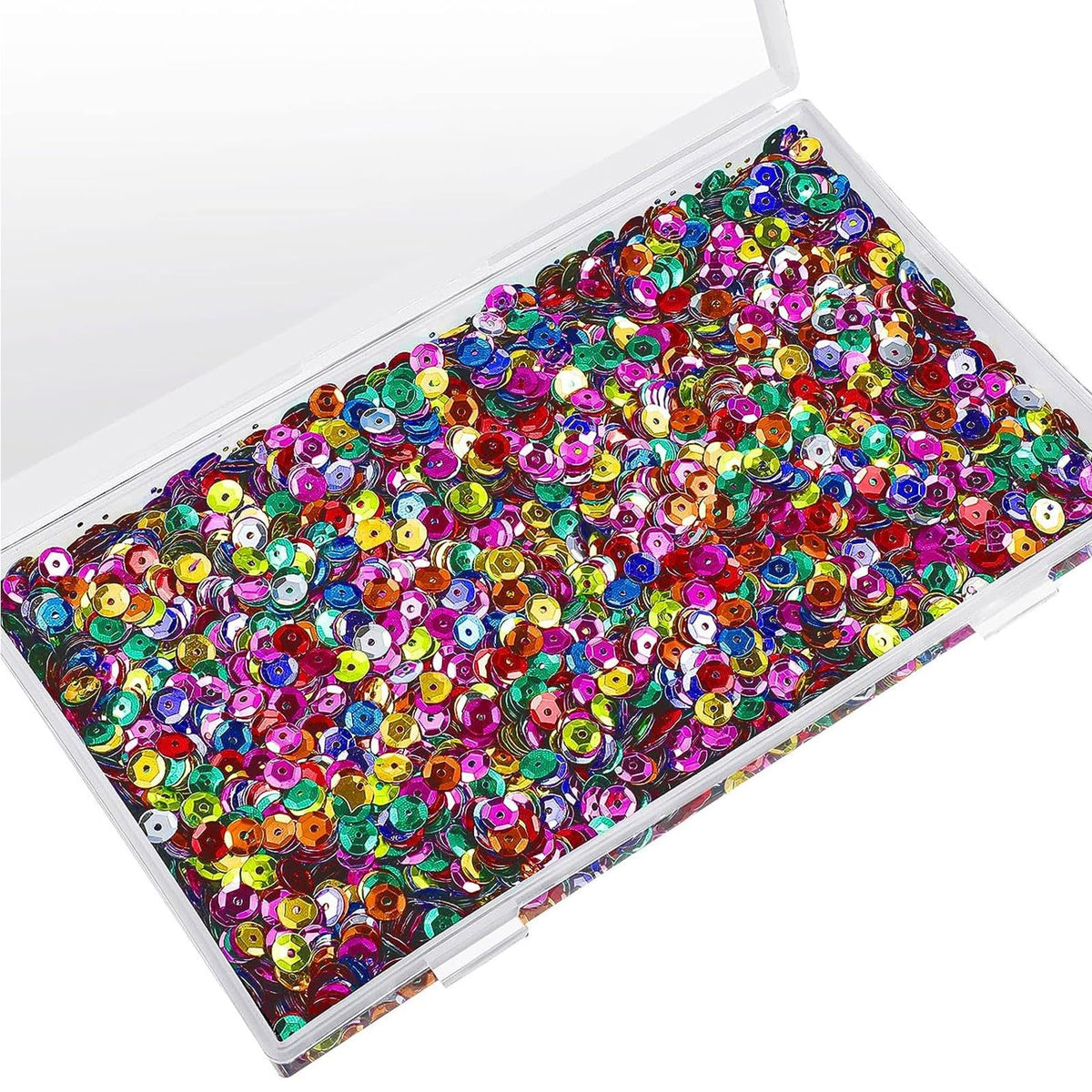 Yuxung front pack with storage box showing full sequin supply and neat organization
