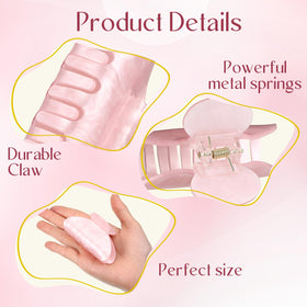 Yuxung clip holding half-up French twist demonstrating secure hold benefit