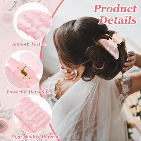 Yuxung marble texture detail on clip showing pattern clarity and refined look