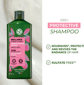 Yves Rocher conditioner cream close-up demonstrating smooth detangling benefit