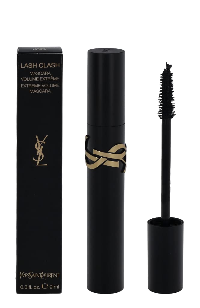 Yves Saint Laurent front packaging showing sleek tube and Noir shade for bold lashes