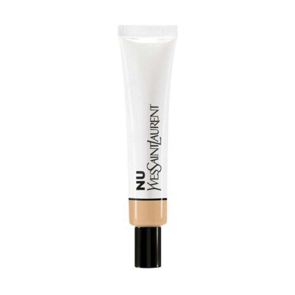 Yves Saint Laurent Nu Bare packaging front showing dewy tint and brand