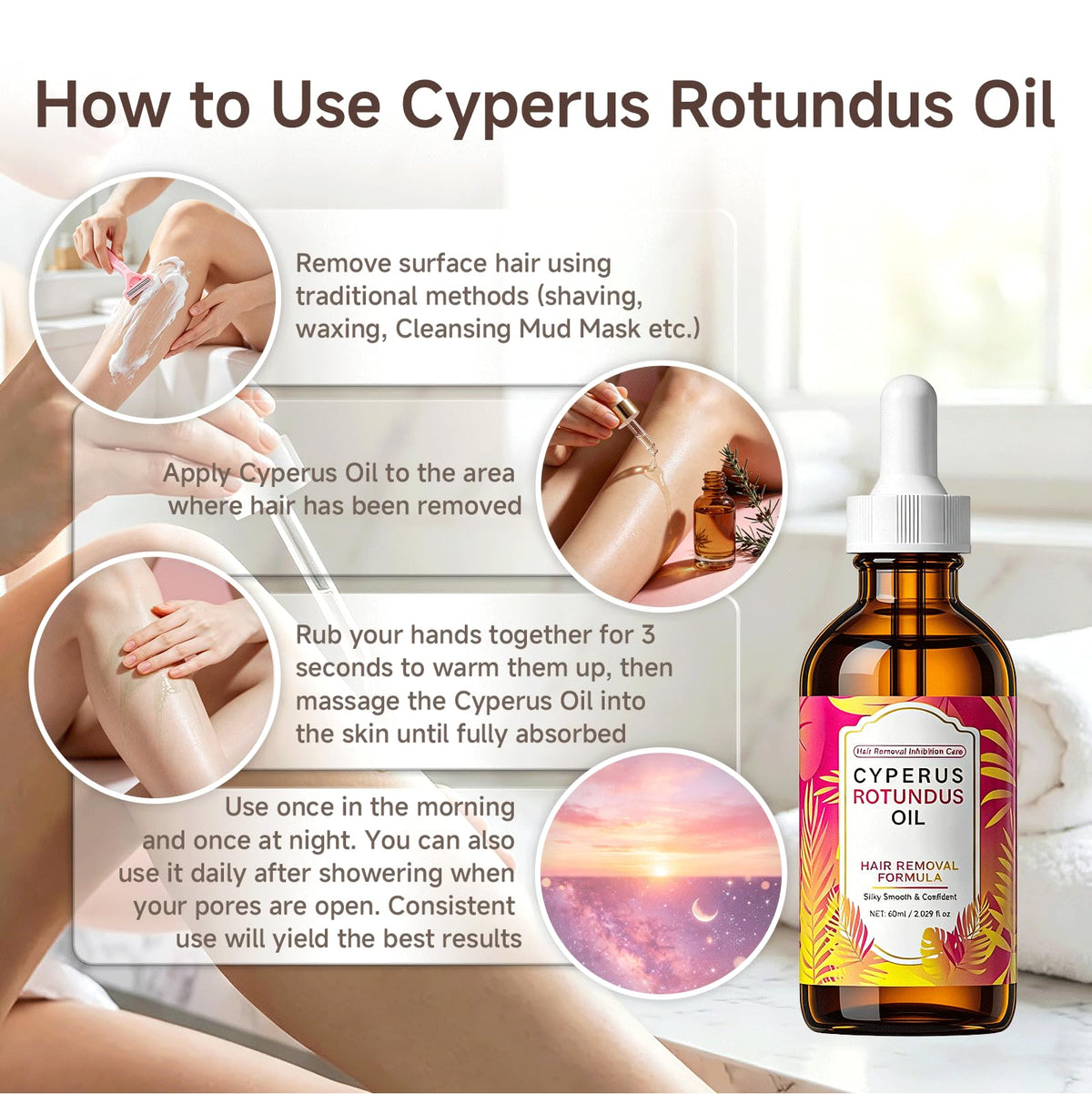 YXYoupin close-up of cyperus ingredient highlighting natural plant-based benefit