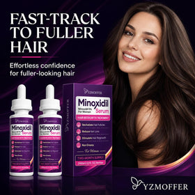 Yzmoffer in bathroom routine setting illustrating easy twice-daily use benefits