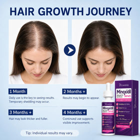 Yzmoffer being applied to scalp to target thinning areas and reduce shedding