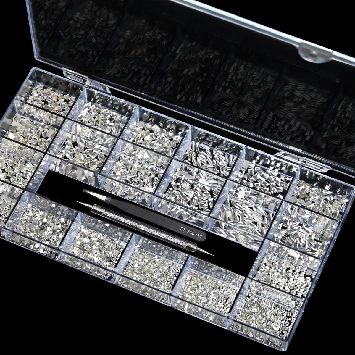 Yzzseven outer packaging and bubble lining protecting crystals during shipping