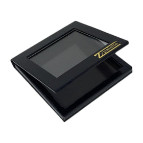 Z Palette front view showing black compact and clear window for quick shade ID