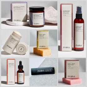 ZAAINA extra glow serum dropper detail showing concentrated formula for radiant-looking skin