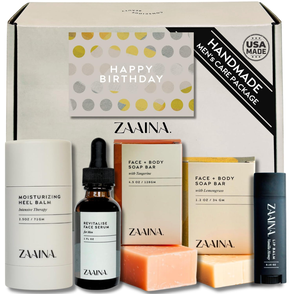 ZAAINA front box packaging showing elegant gift presentation and convenience