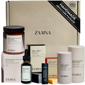 ZAAINA front packaging of the men’s care set showing gift-ready presentation and premium appeal