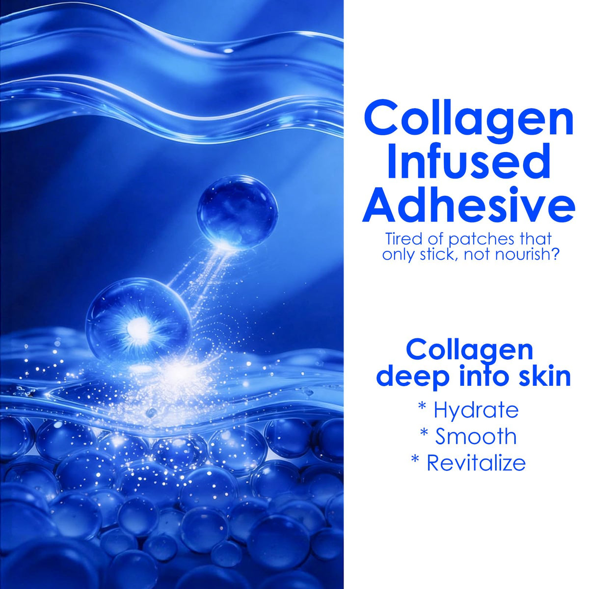 zancony close-up of tape texture and collagen layer, highlighting skin-friendly finish