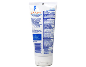 Person using ZapZyt on face for clearer-looking skin