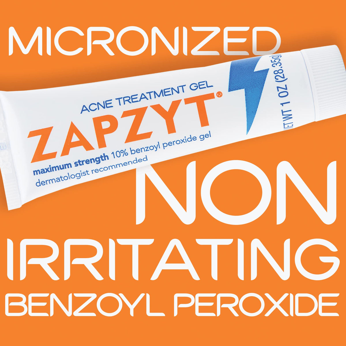 Zapzyt on bathroom counter next to skincare items illustrating daily routine compatibility and discreet use
